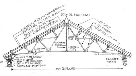 steel box truss architecture detial drawing furred out|cold formed steel truss.